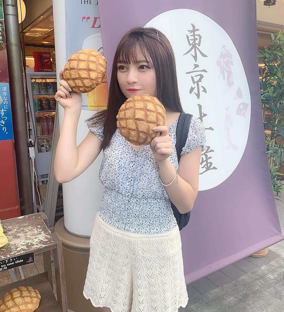 廣川奈々聖さんのインスタグラム写真 - (廣川奈々聖Instagram)「めろんぱん〜😚(サンプル)」8月6日 22時33分 - nanaseven7_u_u