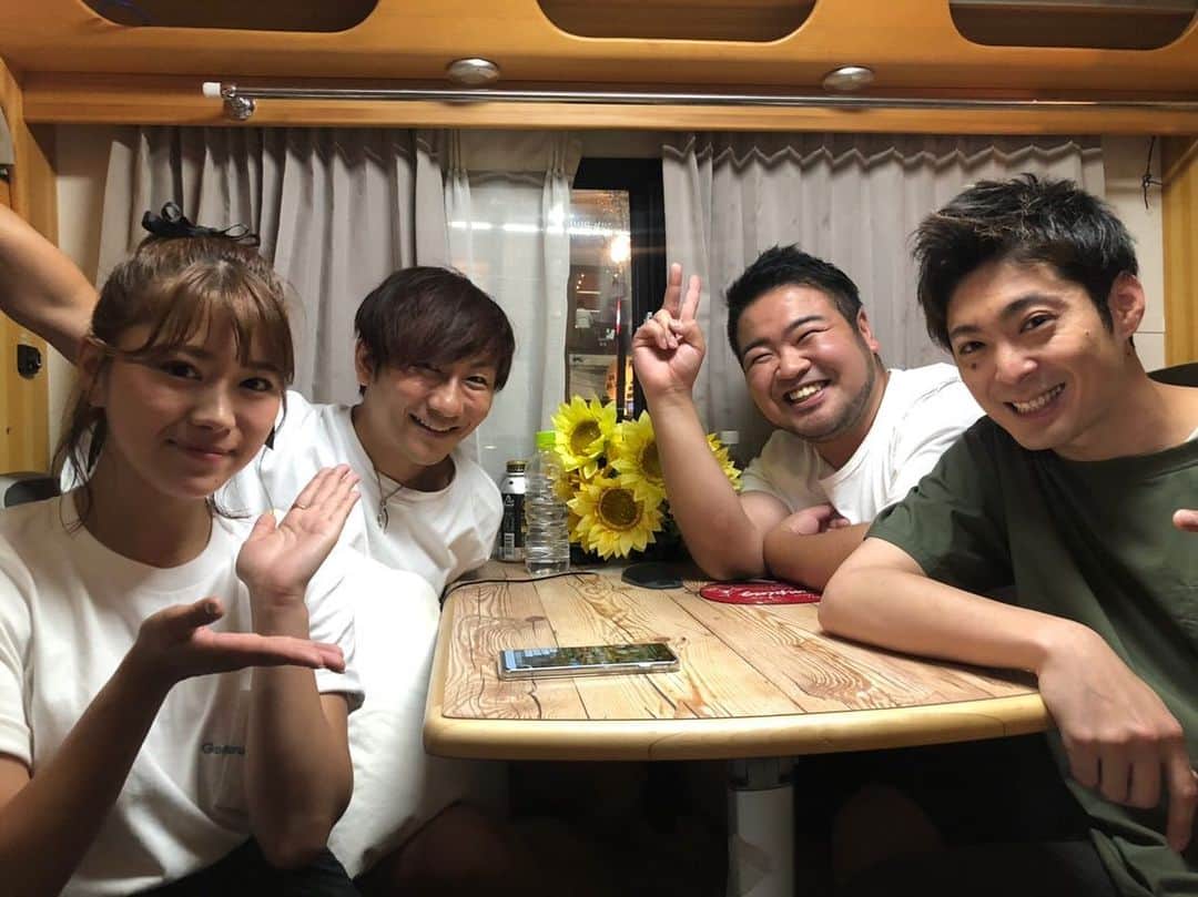 桃紅茶のインスタグラム：「肉だんごと共にOTODAMA青春TV24に出演してきました♪ #キマグレン#クレイ勇輝#SKE48#山内鈴蘭#音霊」
