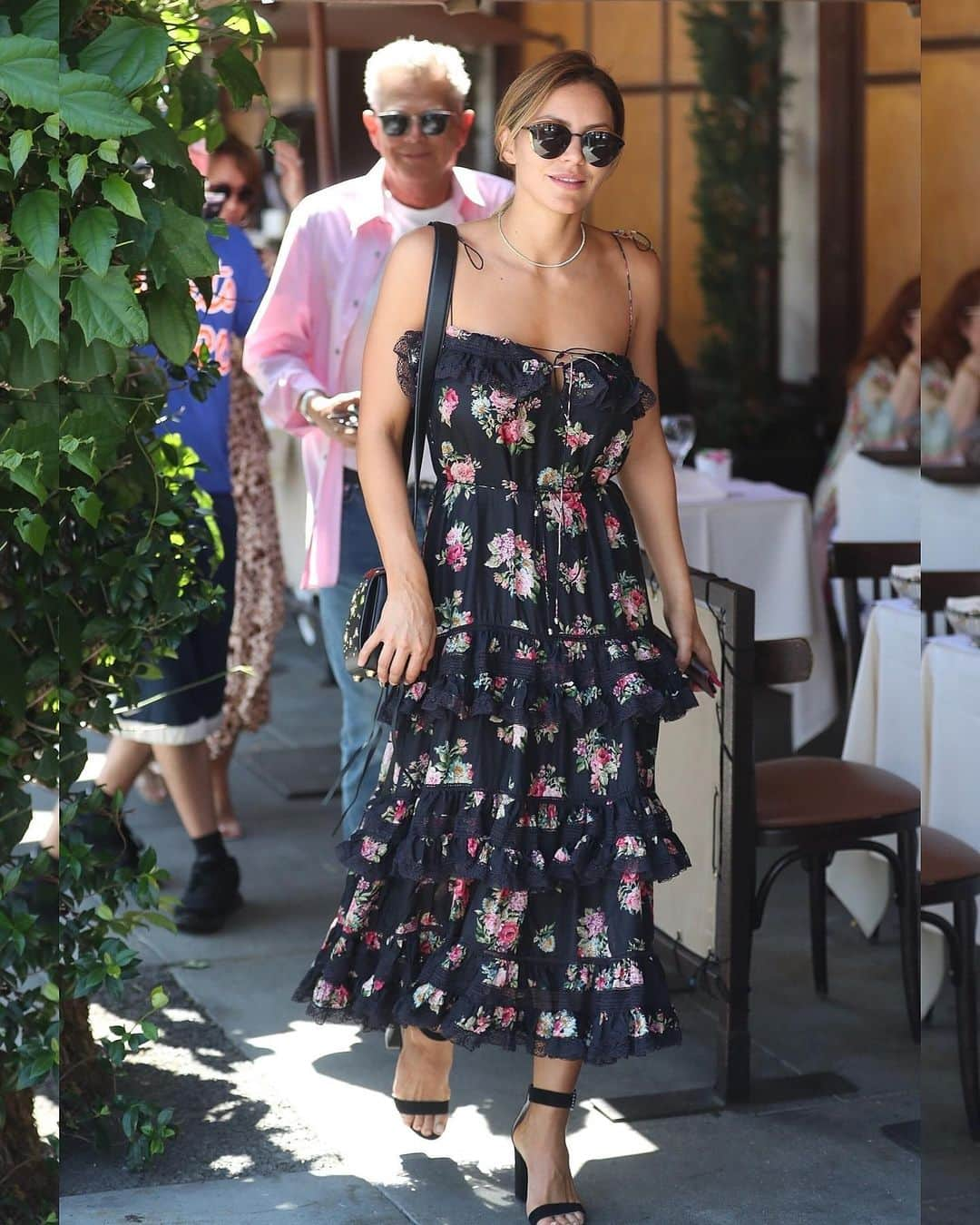 Just Jaredさんのインスタグラム写真 - (Just JaredInstagram)「@katharinemcphee and hubby @davidfoster grab lunch at Il Pastaio ahead of their concert taping later tonight! #KatharineMcPhee #DavidFoster Photos: Backgrid」8月7日 8時45分 - justjared