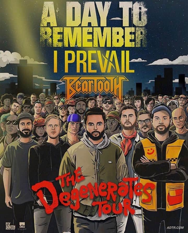 Alternative Pressさんのインスタグラム写真 - (Alternative PressInstagram)「TOUR: @adtr are bringing some of our favorite degenerates out on tour this fall @iprevailband @beartoothband 👇⁠ DATES AT LINK IN BIO⁠ .⁠ .⁠ .⁠ #adaytoremember #adtr #iprevail #beartooth #thedegeneratestour #alternativepress #altpress」8月7日 1時01分 - altpress