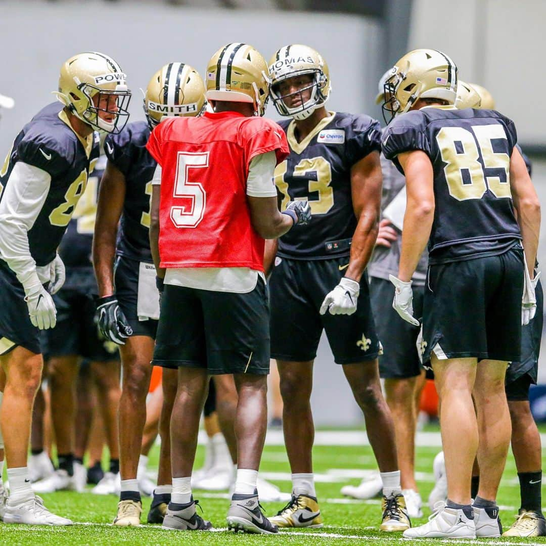 ニューオーリンズ・セインツさんのインスタグラム写真 - (ニューオーリンズ・セインツInstagram)「Photos from Monday's #SaintsCamp practice at our bio link! ⚜️⁠⠀ ⁠⠀」8月7日 1時25分 - saints