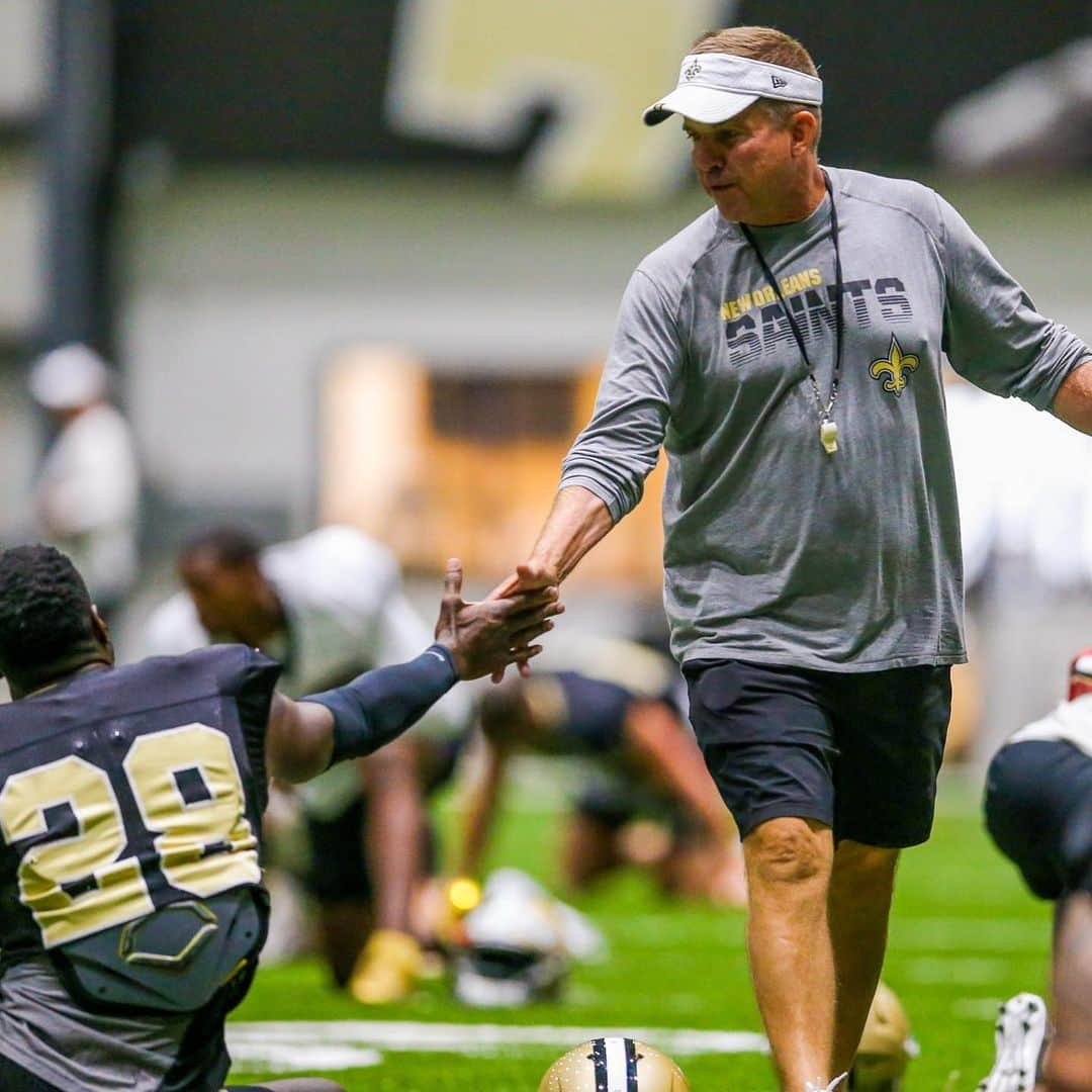 ニューオーリンズ・セインツさんのインスタグラム写真 - (ニューオーリンズ・セインツInstagram)「Photos from Monday's #SaintsCamp practice at our bio link! ⚜️⁠⠀ ⁠⠀」8月7日 1時25分 - saints