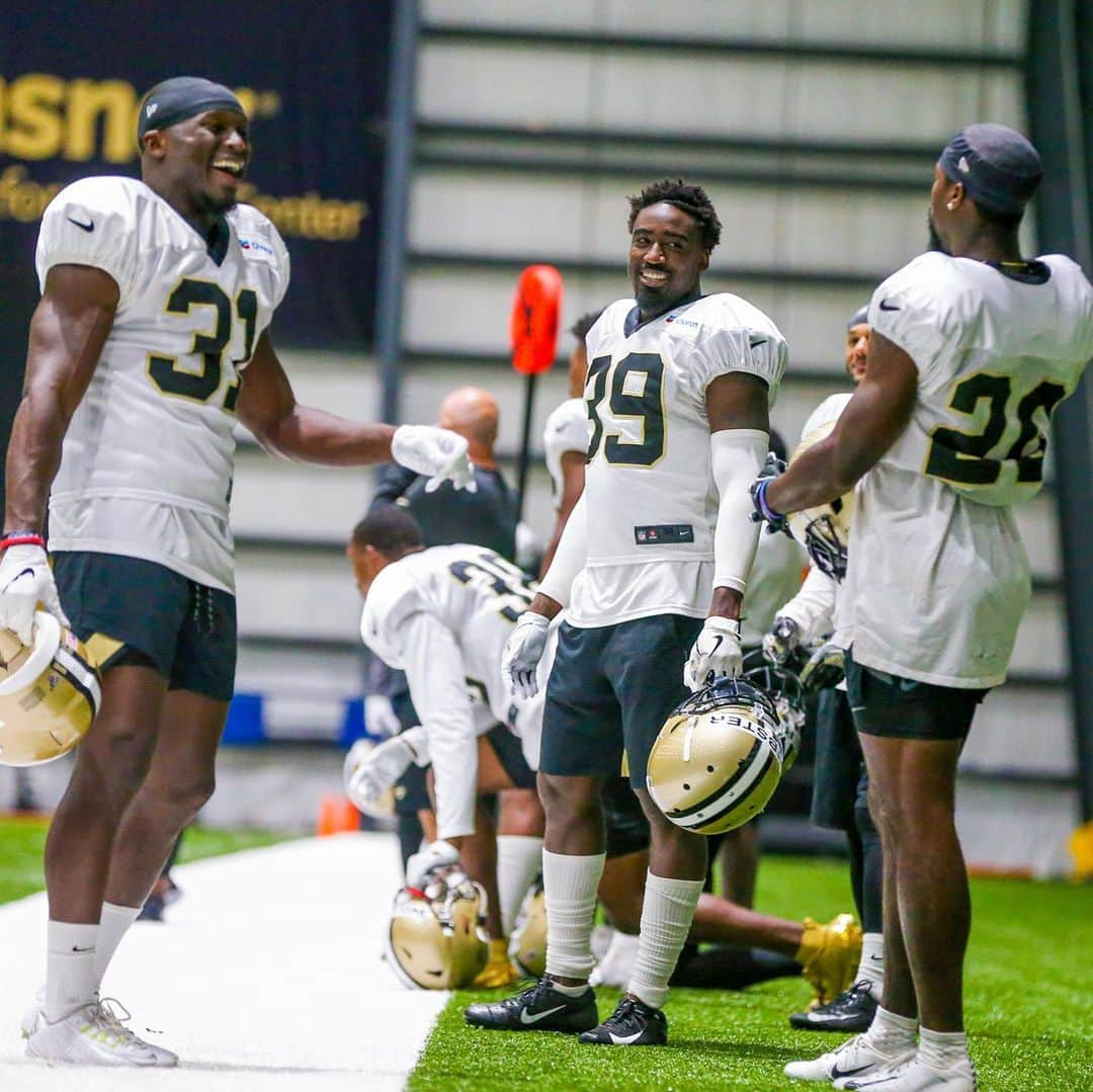 ニューオーリンズ・セインツさんのインスタグラム写真 - (ニューオーリンズ・セインツInstagram)「Photos from Monday's #SaintsCamp practice at our bio link! ⚜️⁠⠀ ⁠⠀」8月7日 1時25分 - saints