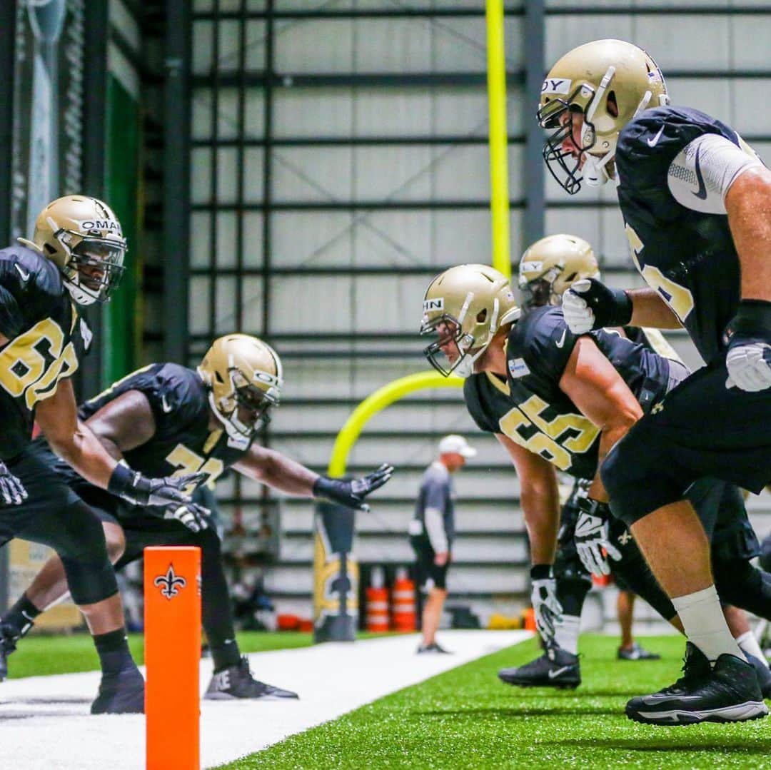 ニューオーリンズ・セインツさんのインスタグラム写真 - (ニューオーリンズ・セインツInstagram)「Photos from Monday's #SaintsCamp practice at our bio link! ⚜️⁠⠀ ⁠⠀」8月7日 1時25分 - saints