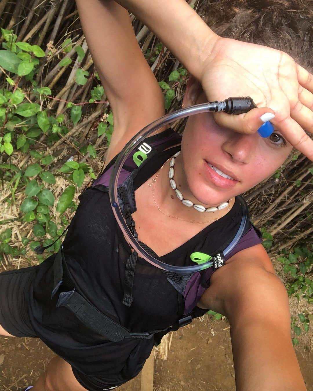 ポーリーヌ・オアロのインスタグラム：「Aller retour en 2h09.  Ça progresse !! ⛰😍」