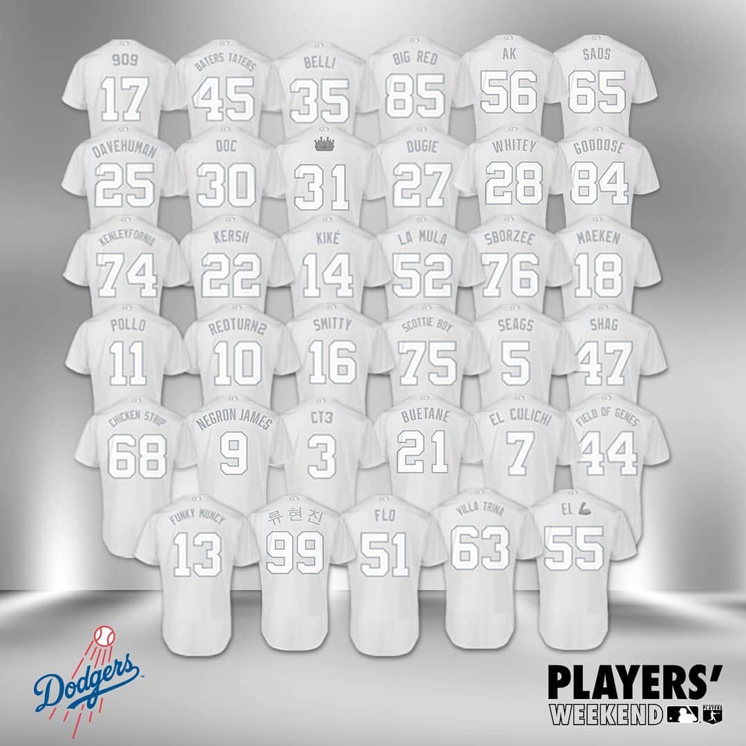 Los Angeles Dodgersさんのインスタグラム写真 - (Los Angeles DodgersInstagram)「Ready for #PlayersWeekend?」8月7日 2時39分 - dodgers