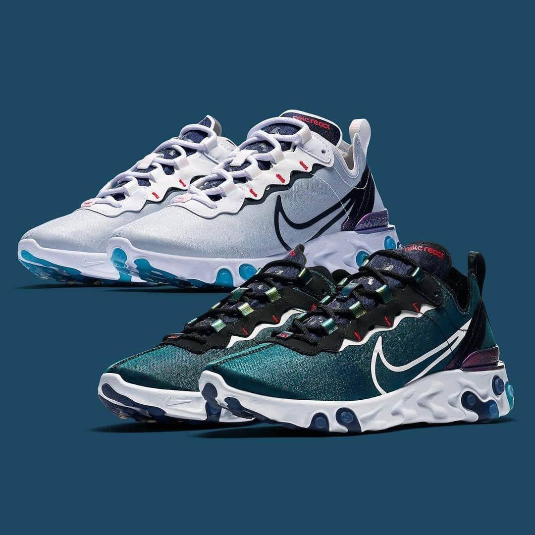 Sneaker Newsさんのインスタグラム写真 - (Sneaker NewsInstagram)「Nike released a special set of React Element 55s in celebration of the Qixi Festival in China. There are magpies on the heels! For a closer look, tap the link in our bio.」8月7日 2時45分 - sneakernews