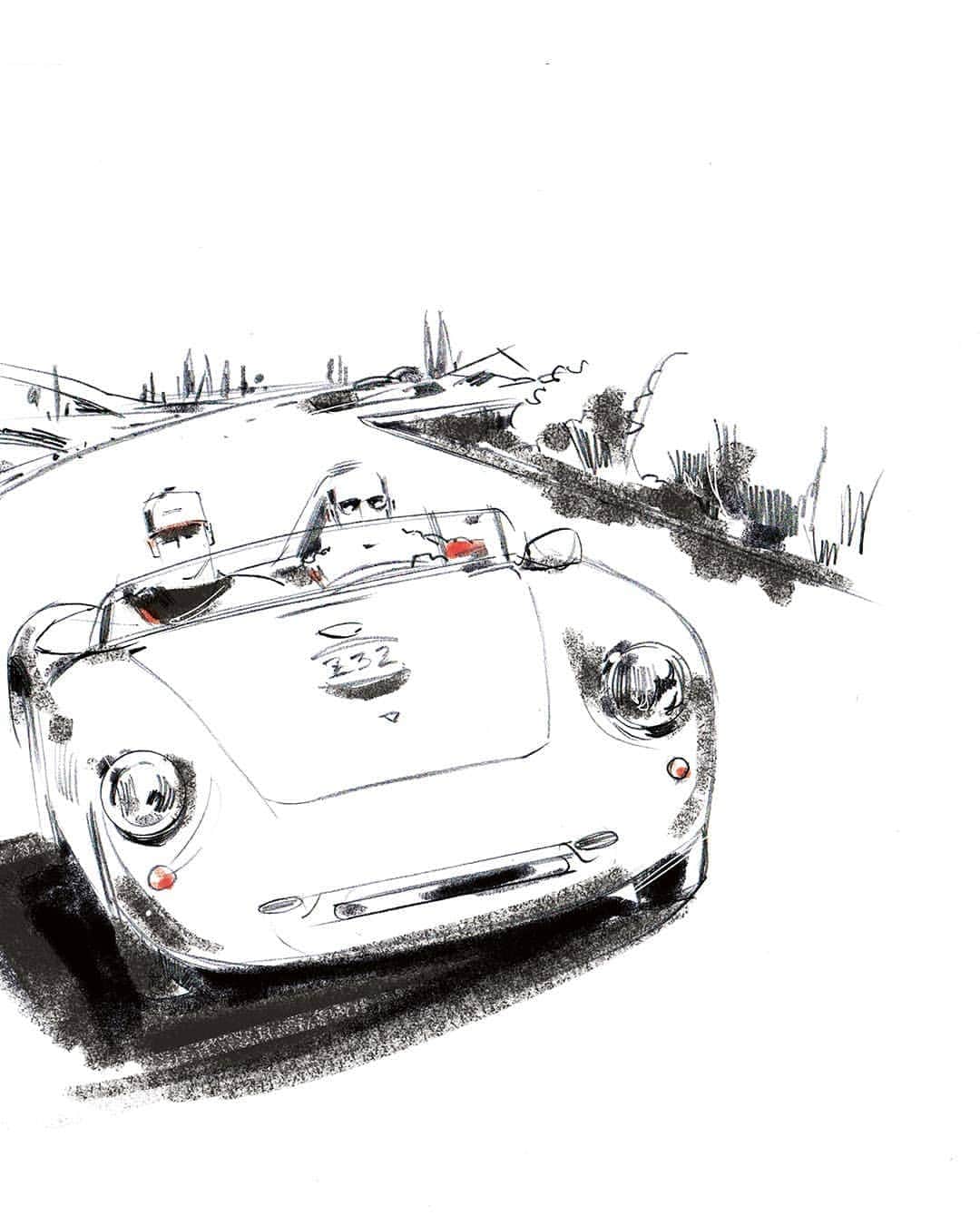 ショパールさんのインスタグラム写真 - (ショパールInstagram)「Take the legendary Porsche 550 Spyder RS, add the new #ChopardMilleMiglia 2019 Race Edition, two passionate drivers, @rd_limited and @scotteastwood, and you get the dolce vita spirit of #ChopardMilleMiglia. #SummerbyChopard」8月7日 3時16分 - chopard