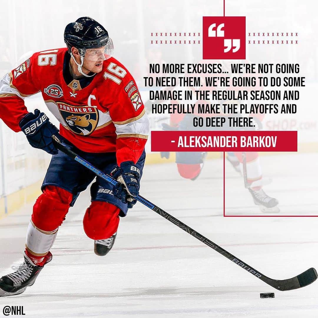 NHLさんのインスタグラム写真 - (NHLInstagram)「BOLD STATEMENT... but @barkovsasha is all business this season! 🙌」8月7日 3時32分 - nhl