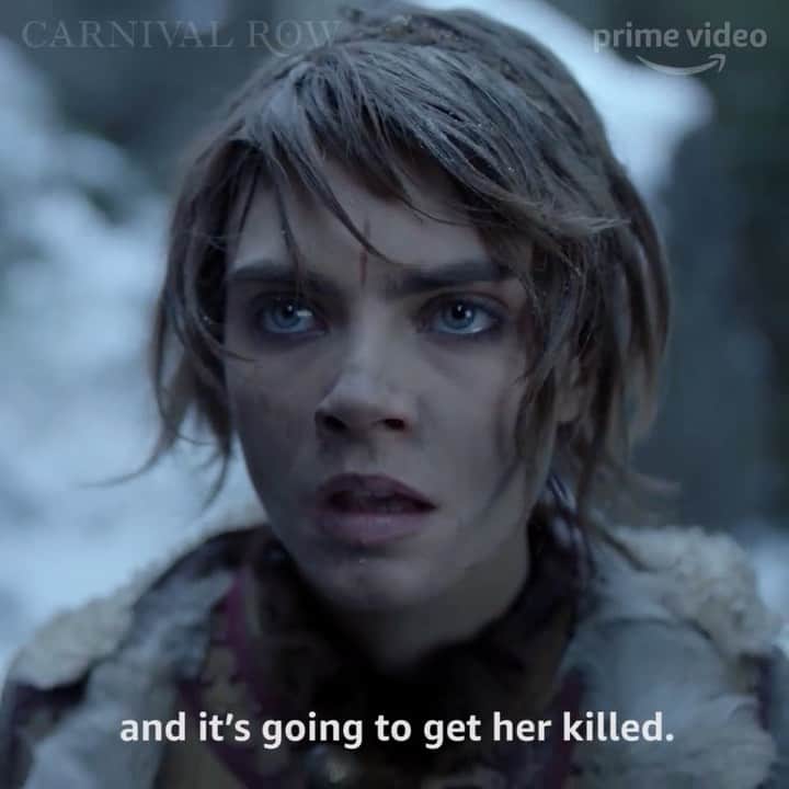 カーラ・デルヴィーニュのインスタグラム：「Welcome to @CarnivalRow. The official trailer is finally here! Be sure to catch it this Labor Day Weekend on @AmazonPrimeVideo 🧚🏼‍♂️🧚🏼‍♂️🧚🏼‍♂️ #CarnivalRow」