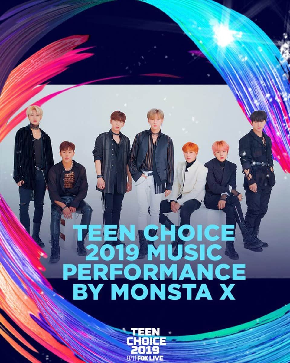 Monsta Xさんのインスタグラム写真 - (Monsta XInstagram)「SEE YOU THIS SUNDAY AT THE #TEENCHOICE AWARDS! @teenchoicefox  #MONSTAX #MONSTA_X #몬스타그램 #MONSTAGRAM」8月7日 10時00分 - official_monsta_x