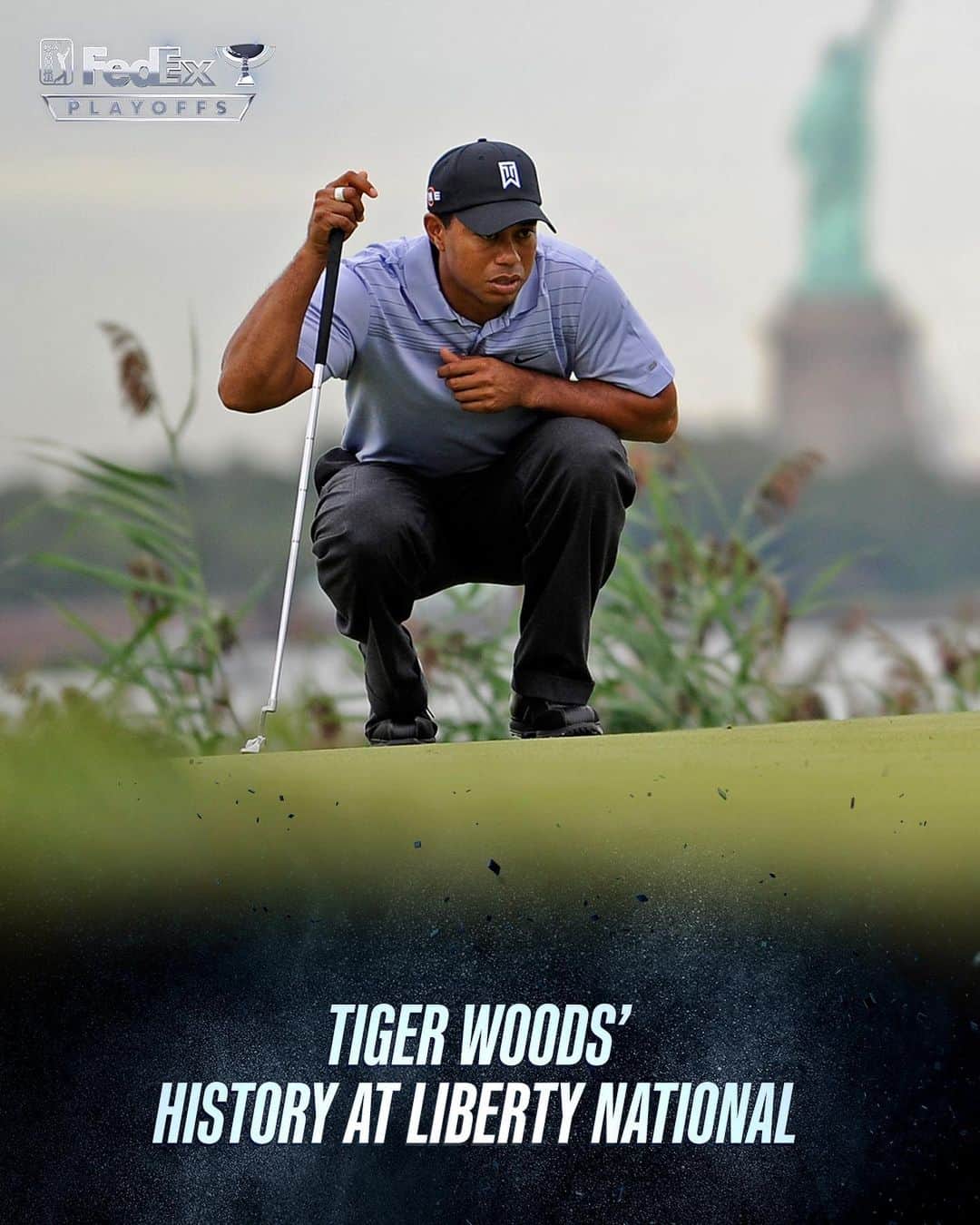 PGA TOURさんのインスタグラム写真 - (PGA TOURInstagram)「Tiger Woods and Liberty National. It’s complicated.」8月7日 5時37分 - pgatour