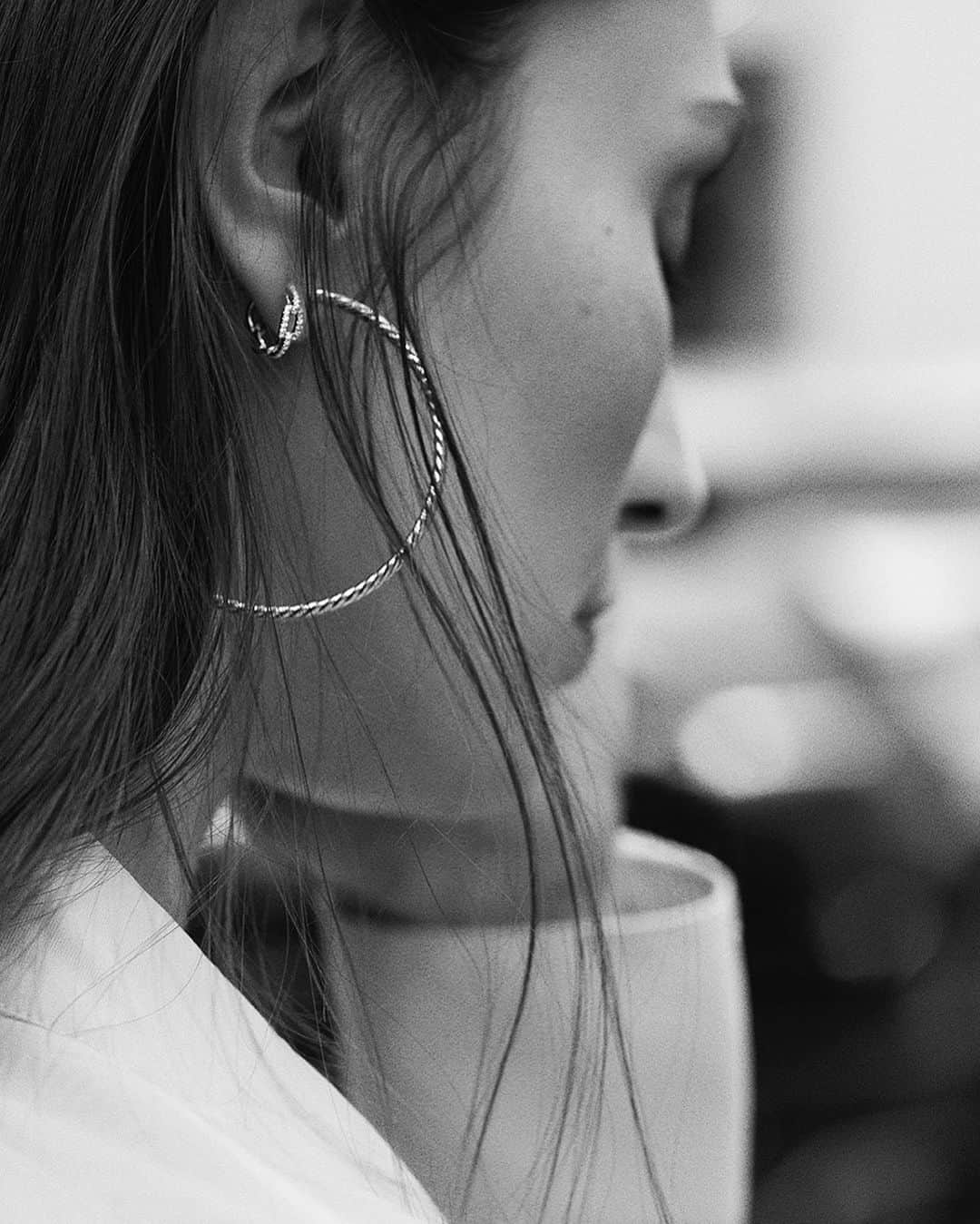 デビッドヤーマンのインスタグラム：「We’ll have a double. When it comes to hoops, pair up and play with scale. #DavidYurman」