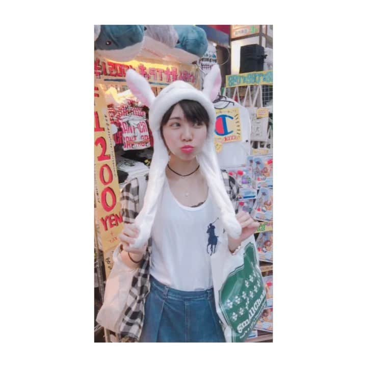 若村柚那のインスタグラム：「Bunny🐇💓 耳ぴょんぴょんしてみた🐇  #rabbit #bunny #ear #fun #funny #ぴょんぴょん #うさ耳 #actress #model #awesome #yolo」