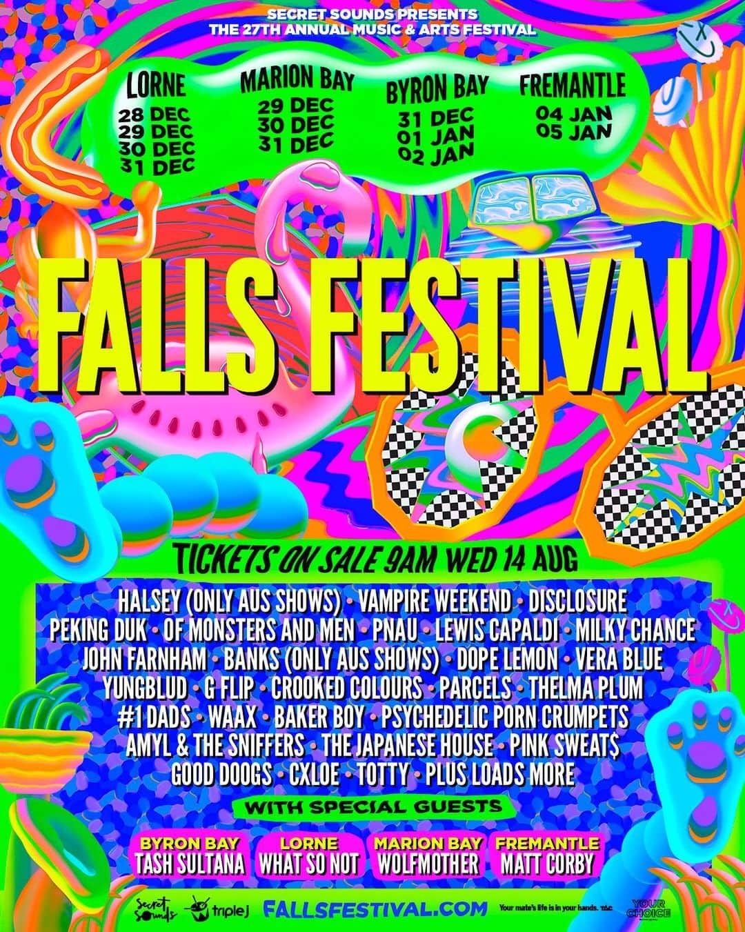 Of Monsters and Menさんのインスタグラム写真 - (Of Monsters and MenInstagram)「🌴AUSTRALIA 🌴We’re going to be playing @FallsFestival at the end of this year and we can't wait to be back! ❤️🇦🇺 Tickets are on sale Wednesday 14 Aug at 9AM AEDT! Link in story」8月7日 7時48分 - ofmonstersandmen