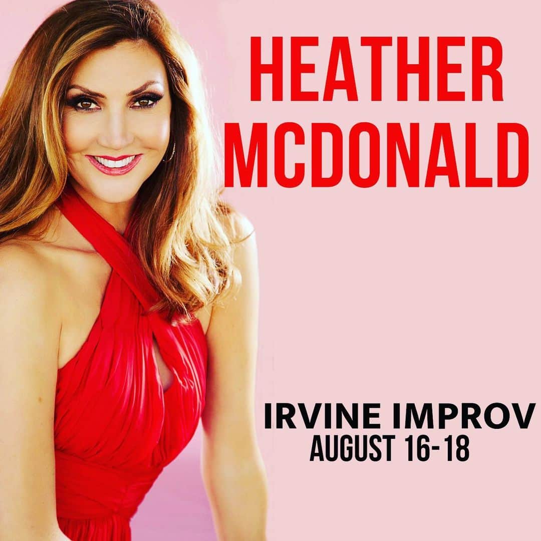 ヘザー・マクドナルドのインスタグラム：「Can’t believe I’m taping my second stand up special on Saturday Aug.17! Tix in bio & at www.HeatherMcDonald.Net」