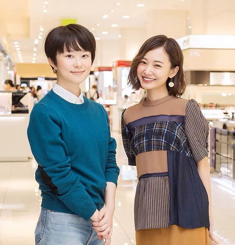 西川瑞希（みずきてぃ）さんのインスタグラム写真 - (西川瑞希（みずきてぃ）Instagram)「@vocemagazine 編集部の鏡さんと#松坂屋 #名古屋店 へ...❤︎「私に似合う」を探す旅に行ってきました💄 . 私は #イエベ 担当として"似合うコスメ"探しをしたり、新作アイテムや秋コスメを試してみたり、新しい出会いもあってとっても楽しかったです☺︎ . 取材もして頂いたのでよかったら是非VOCEウェブサイトをチェックしてみてください// . #vocest! #voce #beauty #nagoya」8月7日 12時15分 - mizuki_nishikawa_