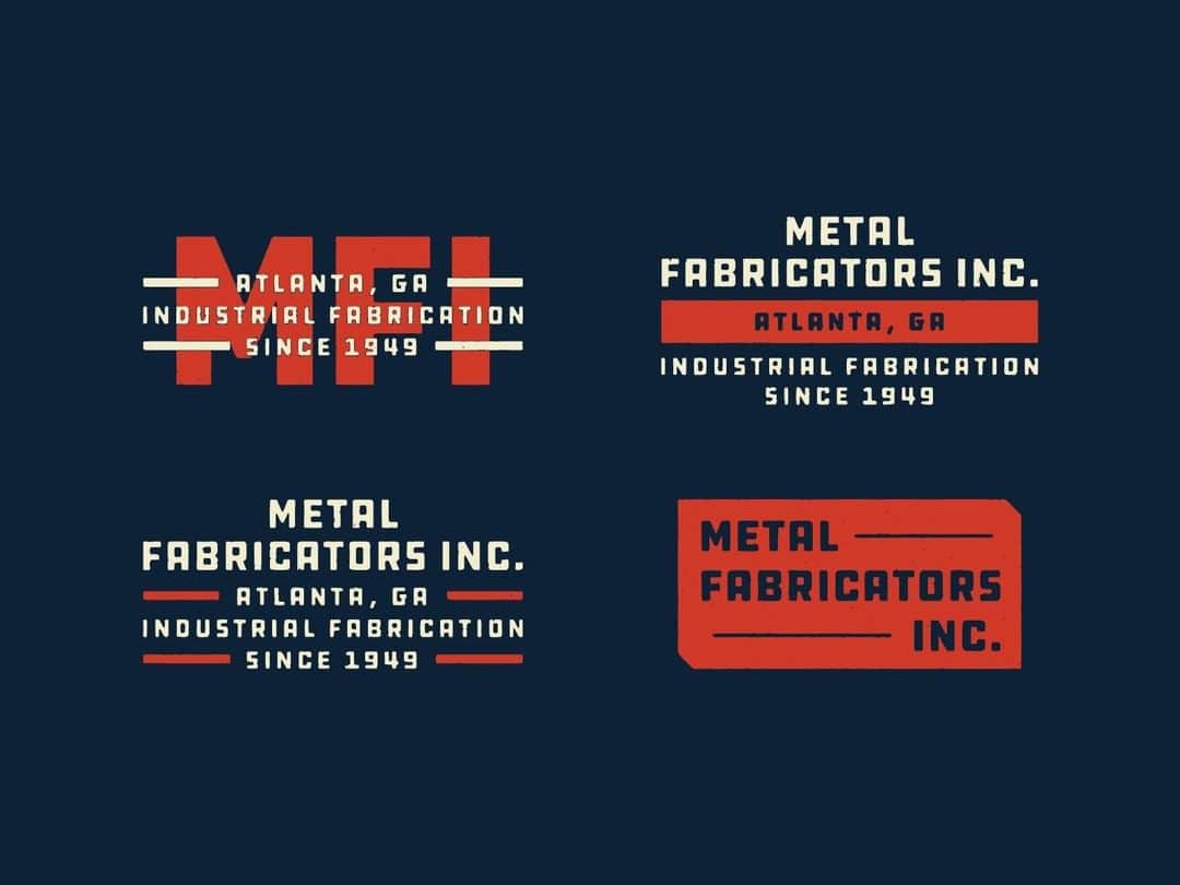 Dribbbleさんのインスタグラム写真 - (DribbbleInstagram)「Heavy metal? Metal Fabricators Inc. Logo Work by Jesse MacKenzie. Click the link in our bio to see more and follow this designer on Dribbble. ⠀ ⠀ #dribbble #dribbblers #design #illustration #lettering #logodesign」8月7日 12時30分 - dribbble