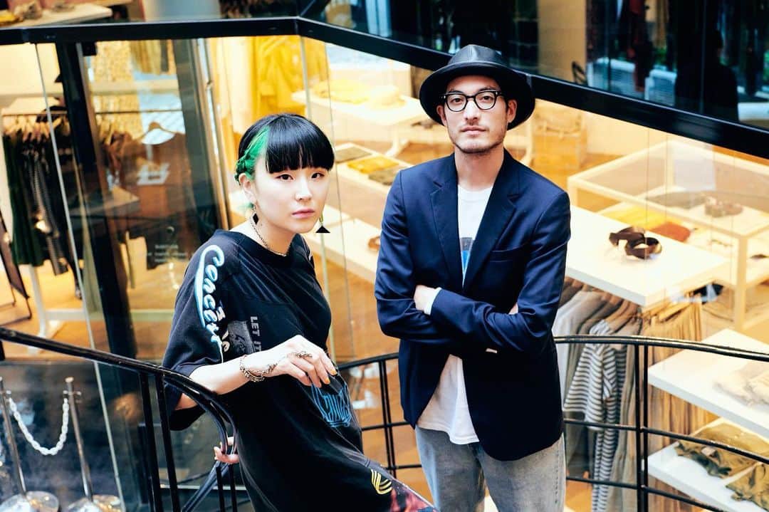 Young Juvenile Youthのインスタグラム：「ゆう姫 × agnès b @christopherhochster  アニエスのクリスと対談したよ！ Qeticを見てねー♥️♥️ @agnesb_officiel  @qetic_official」