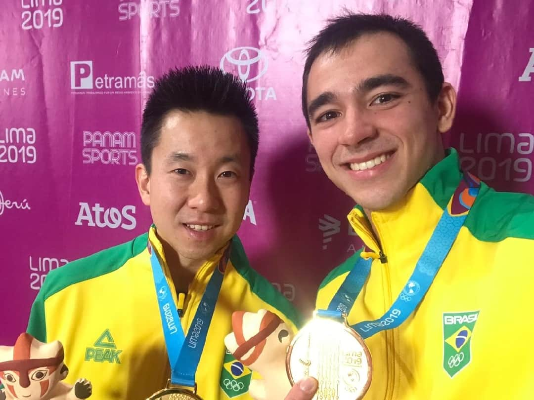 ITTF Worldさんのインスタグラム写真 - (ITTF WorldInstagram)「🎉🎉 #Lima2019 Doubles Champions 🏆 #Congrats⠀ ⠀⠀⠀⠀⠀⠀⠀⠀⠀ 👭 Adriana Diaz / Melanie Diaz 🇵🇷⠀ 👬 Hugo Calderano / Gustavo Tsuboi 🇧🇷⠀ 👫 Eugene Wang / Zhang Mo 🇨🇦」8月7日 12時40分 - wtt