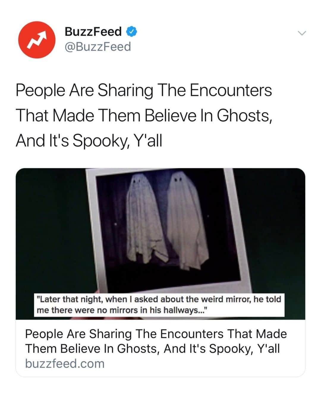 BuzzFeedさんのインスタグラム写真 - (BuzzFeedInstagram)「You're up late anyway. Why not read some ghost stories? 👻 Link in bio 👀」8月7日 12時59分 - buzzfeed