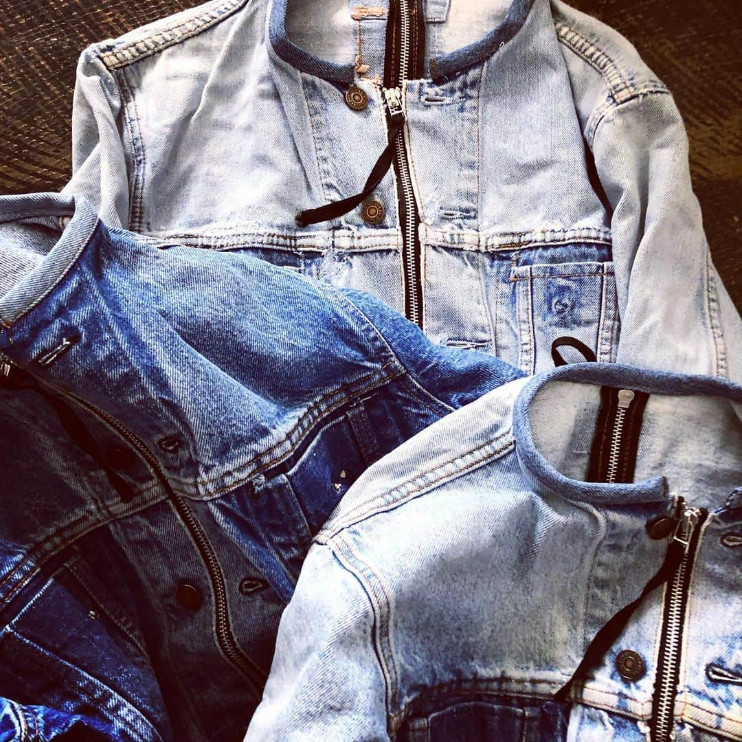 トーキングアバウトジアブストラクションさんのインスタグラム写真 - (トーキングアバウトジアブストラクションInstagram)「RE＿build  Denim JK delivery.  Blue color を先行し、販売を開始  気負い過ぎないREをイメージしています。  @seeds_design  #talkingabouttheabstraction  #remake  #rebuild  #denim」8月7日 13時18分 - seeds_design