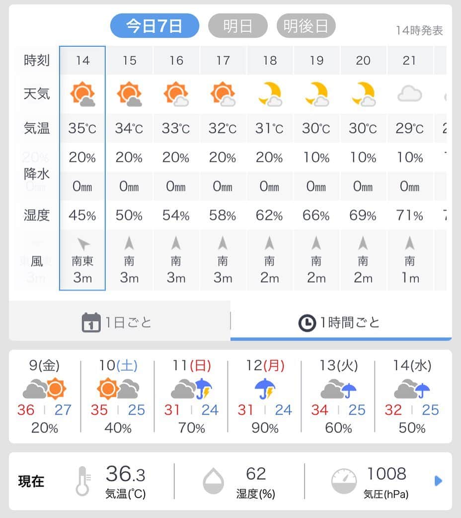 一三さんのインスタグラム写真 - (一三Instagram)「現在，東京都心の気温は36度強⁉️ おまけにビルやアスファルトの照り返し，車や工場の排気ガス，エアコンの室外機の熱風等で，体感的に40度超えてるそうな⁉️ 天気予報じゃ，明日も明後日も…  そして週末は，雷雨らしい…  故郷・南西諸島の奄美大島に帰りたい…」8月7日 14時50分 - ichizou.co.jp
