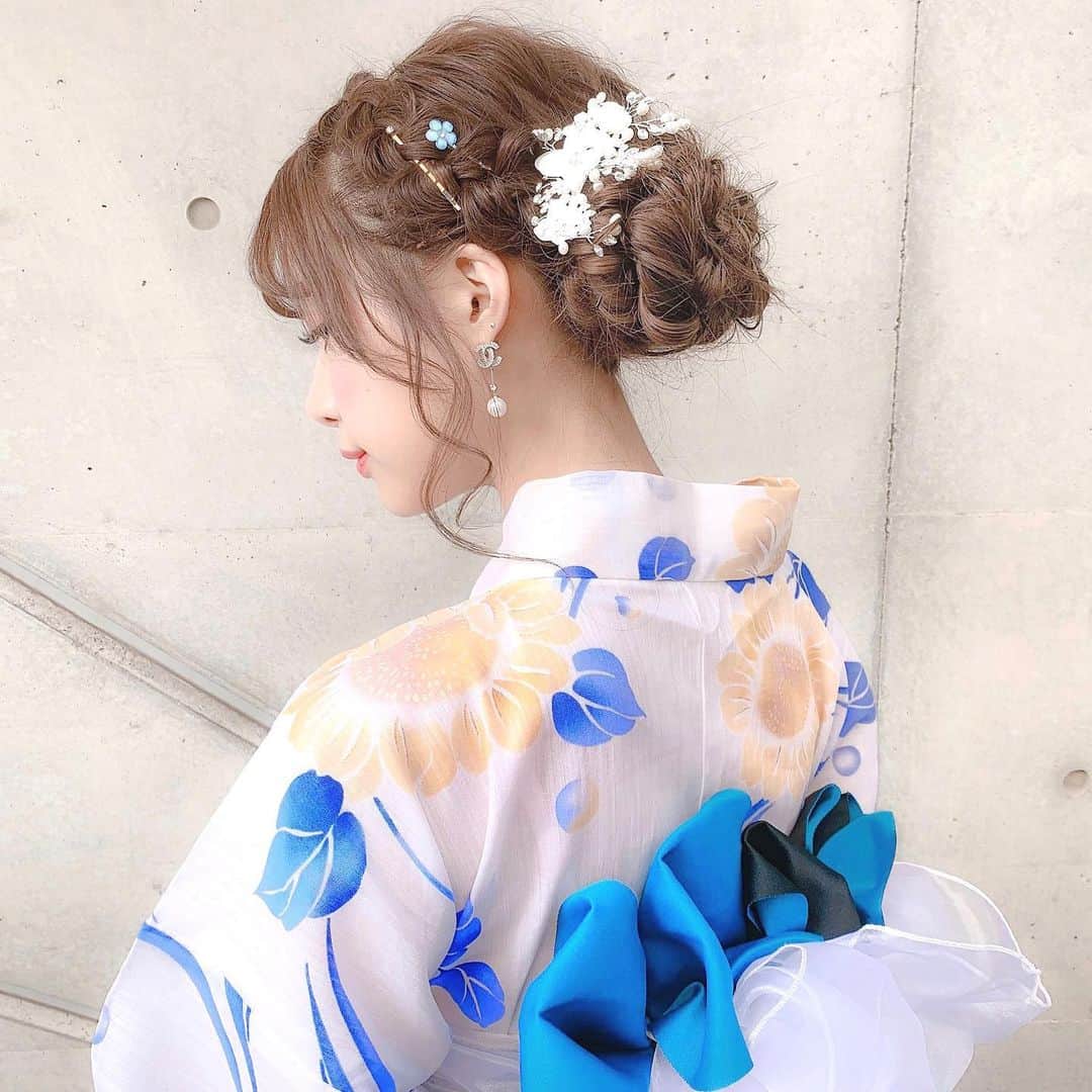 あやちゃんさんのインスタグラム写真 あやちゃんinstagram ヘアセットと帯アレンジ大満足 めっちゃかわいいでしょ 帯飾り 浴衣帯結び 帯アレンジ 浴衣女子 浴衣 浴衣ヘアアレンジ 浴衣ヘア 浴衣アレンジ 浴衣コーデ 浴衣着付け 浴衣デート ゆかた