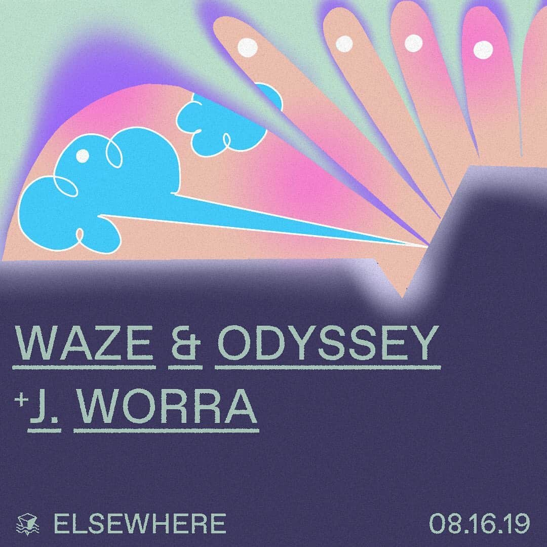 Waze & Odysseyのインスタグラム：「This will be our 3rd time at @elsewherespace in NYC and we can’t wait to get back to the big city - proper special club for us, hope you can come along」