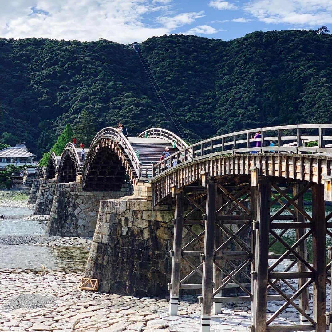 柳家三之助さんのインスタグラム写真 - (柳家三之助Instagram)「錦帯橋なう。 鼎泰豊と少し似ている。 #iwakuni」8月7日 17時07分 - sannosuke