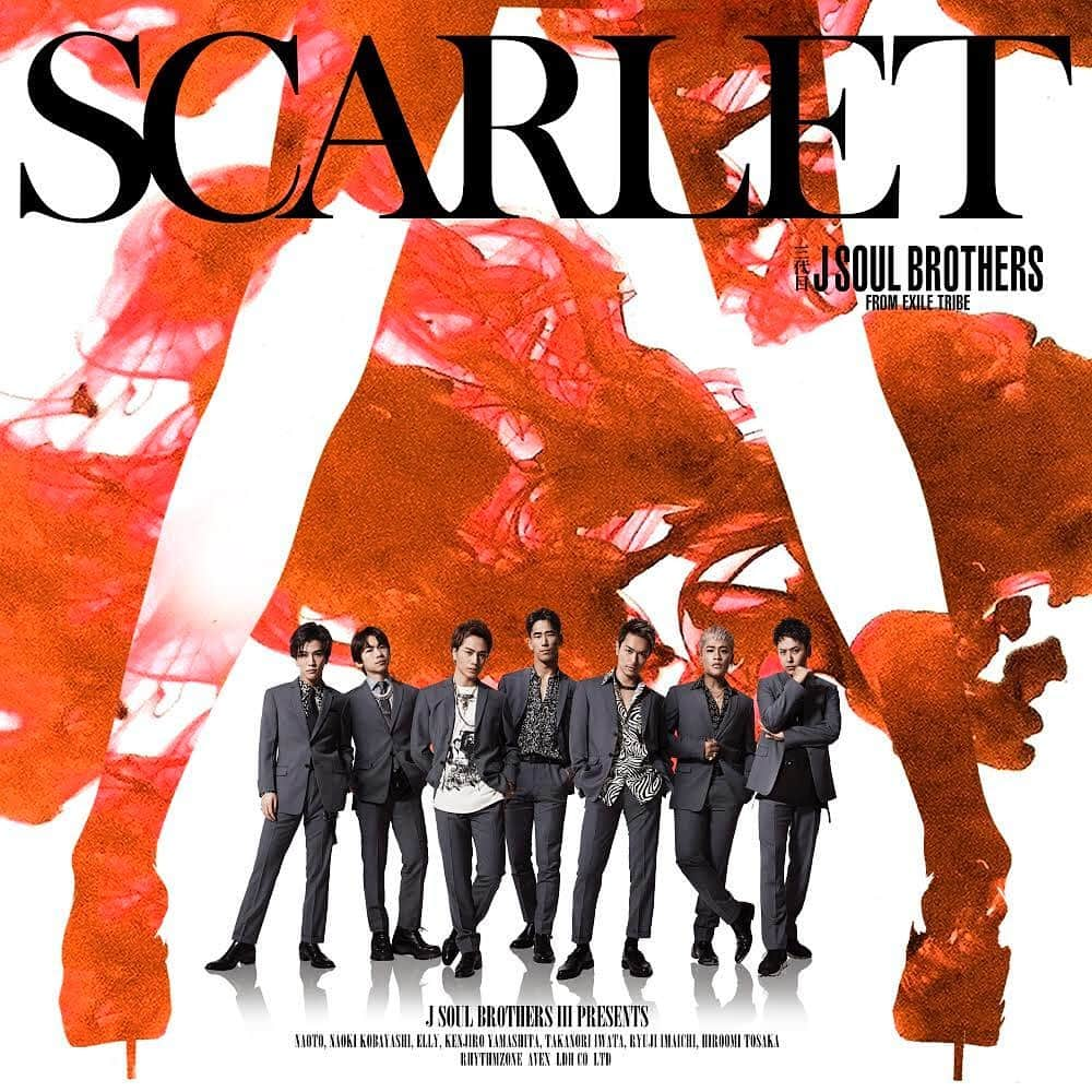 月刊EXILEさんのインスタグラム写真 - (月刊EXILEInstagram)「【三代目 J SOUL BROTHERS】 本日発売日‼️ 三代目 J SOUL BROTHERS from EXILE TRIBE NEW SINGLE 『SCARLET』 💿✨ . . 「RAISE THE FLAG」のテーマを掲げ、赤・白・青と異なった世界観を音楽で表現してゆく2019年、「Yes we are」に続く第2弾シングル「SCARLET」が８/７(水)にRelease✨ . . 「赤」をテーマとした楽曲「SCARLET feat. Afrojack」は、デヴィッド・ゲッタやアリアナ・グランデをはじめとする数々のアーティストの名曲をプロデュースしてきたことで知られる”GiorgioTuinfort（ジョルジオ・タインフォート）”と、三代目 J SOUL BROTHERSの「Summer Madness」を手掛けた世界的な音楽プロデューサー/DJである”Afrojack”が楽曲を共同プロデュース🎼  豪快なサウンドかつ少し切なさや儚さも感じさせる美しいサウンドが特徴的な夏のアッパー・バラード🌹  カップリングで収録される「GOLDEN」はウキウキ、ワクワクする一日をモチーフにしたアッパー曲🎶 ハネのあるベースとエレクトロシンセが奏でる、ライブで盛りがること間違いなしの楽曲🙌 . . . 【商品形態/収録内容】 ◆CD+DVD  RZCD-86902/B ￥1,800(本体価格)＋税 スリーブケース仕様（初回のみ）. . [CD] M1. SCARLET feat. Afrojack  M2. GOLDEN  M3. SCARLET feat. Afrojack - Instrumental - M4. GOLDEN - Instrumental - [DVD] SCARLET feat. Afrojack（Music Video）. . ◆ CD ONLY RZCD-86903 ￥1,000(本体価格)＋税 スリーブケース仕様（初回のみ）. . [CD] M1. SCARLET feat. Afrojack M2. GOLDEN  M3. SCARLET feat. Afrojack - Instrumental - M4. GOLDEN - Instrumental - . . －－－－－－－－－－－－－－－－－－－－－－－－－ 三代目 J SOUL BROTHERS OFFICIAL WEBSITE http://www.jsoulb.jp/  EXILE TRIBE mobile http://m.tribe-m.jp/」8月7日 17時00分 - exile_magazine