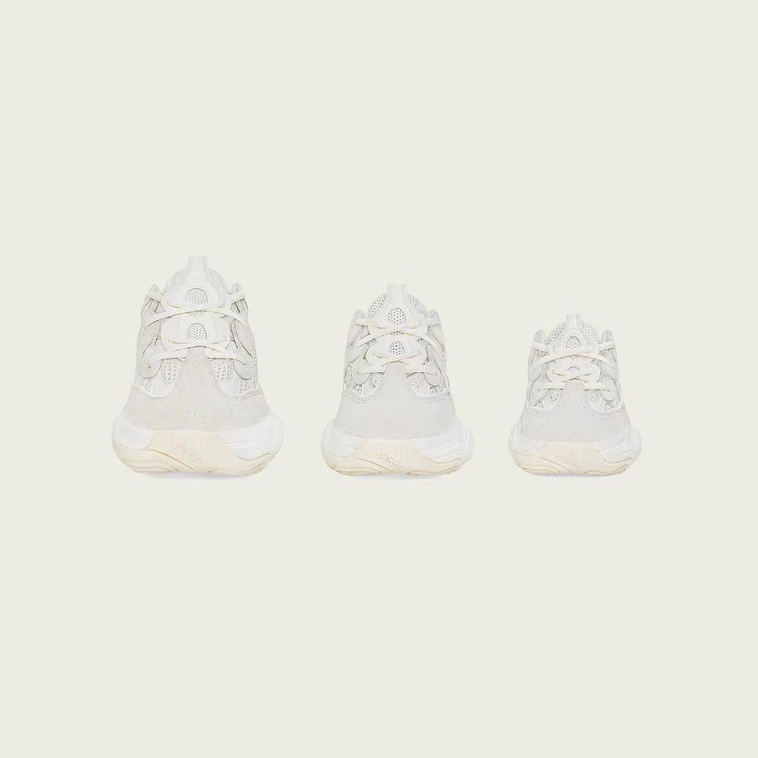 HYPEBEASTさんのインスタグラム写真 - (HYPEBEASTInstagram)「@hypebeastkicks: @adidas has released official images of the YEEZY 500 "Bone White.” The sneaker features a cow suede, premium leather and mesh upper, complete with a rubber wrap, reflective piping around the eyelets and adiPRENE+ cushioning. Look for it to release in adult, kids and infant sizing on August 24. ⁠⠀ Photo: adidas」8月7日 17時16分 - hypebeast