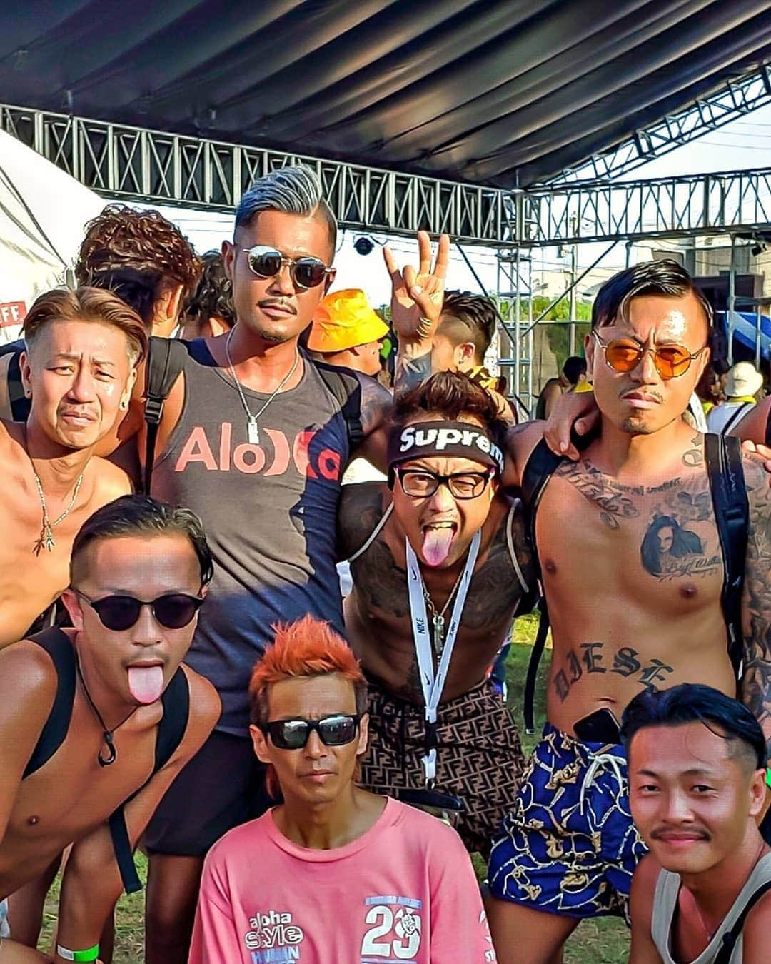 Naoki Kiriiさんのインスタグラム写真 - (Naoki KiriiInstagram)「. RINKU BEACH FES 2019 . #rinku #beach #rinkubeachfes #bro #りんくう #ビーチフェス #ヒデ舌ながいな」8月7日 17時19分 - naoki_kirii