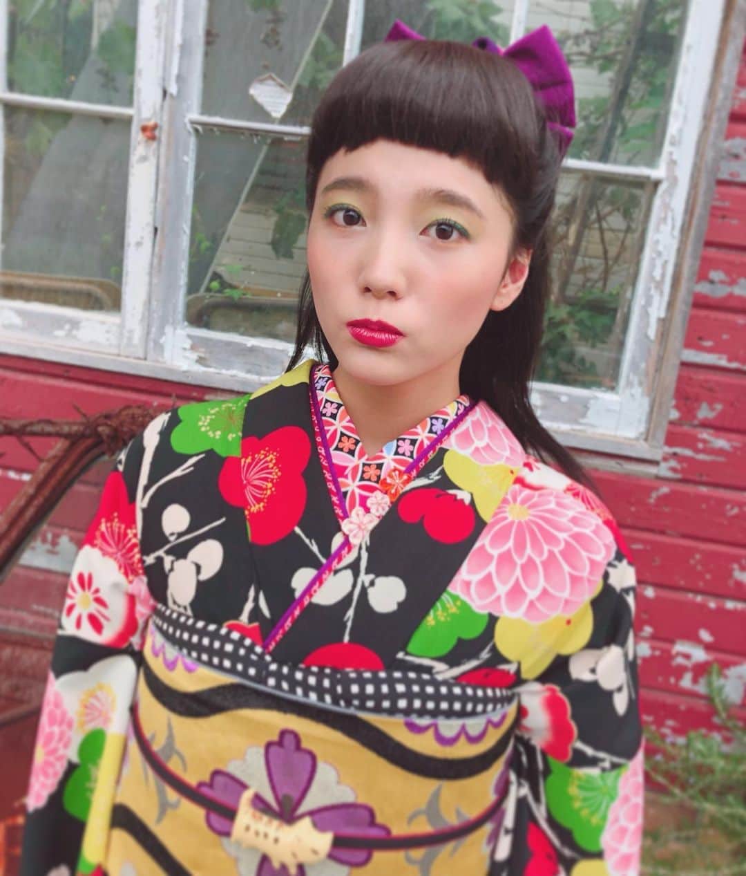 中川可菜さんのインスタグラム写真 - (中川可菜Instagram)「😗👘 https://portal.kimono-hearts.co.jp/ #キモノハーツ #kimonohearts #成人式 #振袖 #卒業式 #袴 #着物 #kimono」8月7日 17時35分 - nakagawa_kana