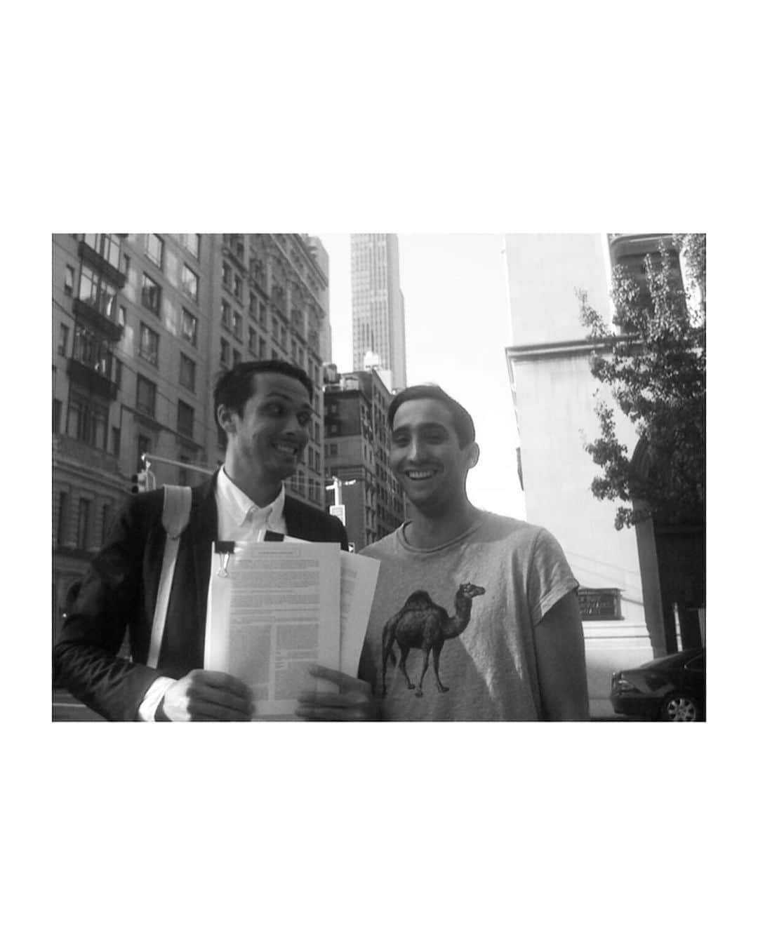 サタデーズさんのインスタグラム写真 - (サタデーズInstagram)「Signing the lease to Crosby street vs 10 years later. Equally terrified and excited for the adventure ahead. We’ve been incredibly lucky to have received so much support and work with an insanely talented group of people along the way. Lots more to come and looking forward to celebrating with everyone soon.  @colintunstall @morgancollett  #saturdaysnyc #saturdayssurfnyc #31crosbystreet」8月8日 3時30分 - saturdaysnyc