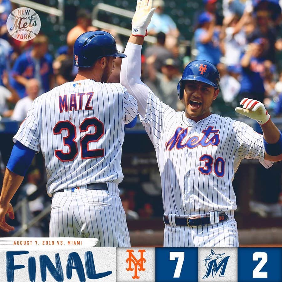 ニューヨーク・メッツさんのインスタグラム写真 - (ニューヨーク・メッツInstagram)「Taking care of business. 🧹🧹🧹🧹 #MetsWin!」8月8日 3時36分 - mets