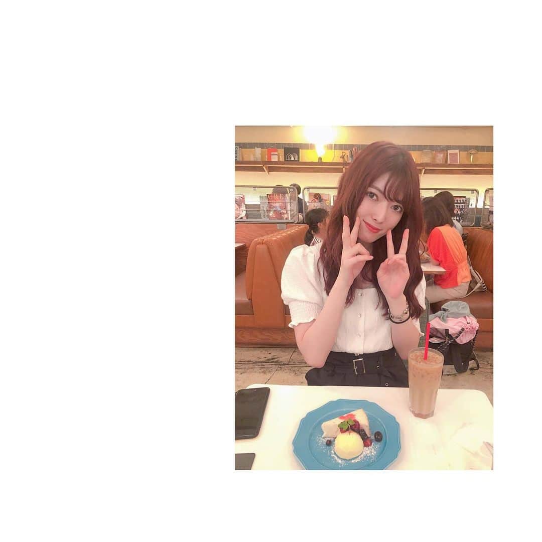 日下部愛菜さんのインスタグラム写真 - (日下部愛菜Instagram)「#wiredcafe みあちゃんと会うときはいつもオシャレなカフェに行きます🍰☕️💭」8月7日 20時17分 - aina_kusakabe