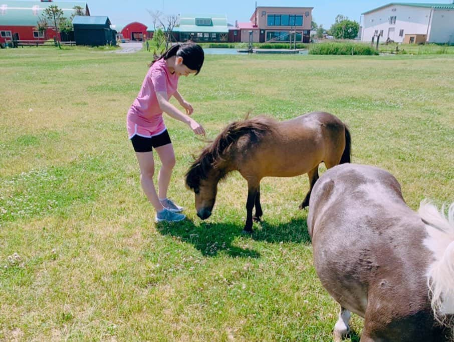 東李苑さんのインスタグラム写真 - (東李苑Instagram)「北海道江別市の #アースドリーム角山農場 という 動物達が放し飼いされている のびのびとした牧場での撮影💗 . 癒し〜〜かわいすぎ！ 道外の方だけでなく、道内の方にもオススメしたいくらい こんなに近くで触れ合える牧場なかなかない気がする🤔」8月7日 21時39分 - az_rion