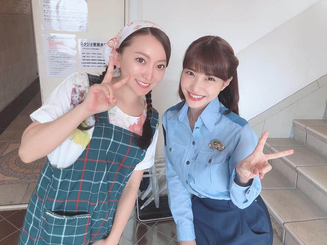 加藤綾菜さんのインスタグラム写真 - (加藤綾菜Instagram)「毎日本当に暑くて溶けちゃいそう、、、💦 熱中症には気をつけて下さいね‼️ 岸明日香ちゃんとスタジオでばったり❤️ @aspoo02  嬉しかった✨✨ 9日金曜日 20時から 警視庁ゼロ係 4話💕 是非見てください❤️」8月7日 21時43分 - katoayana0412