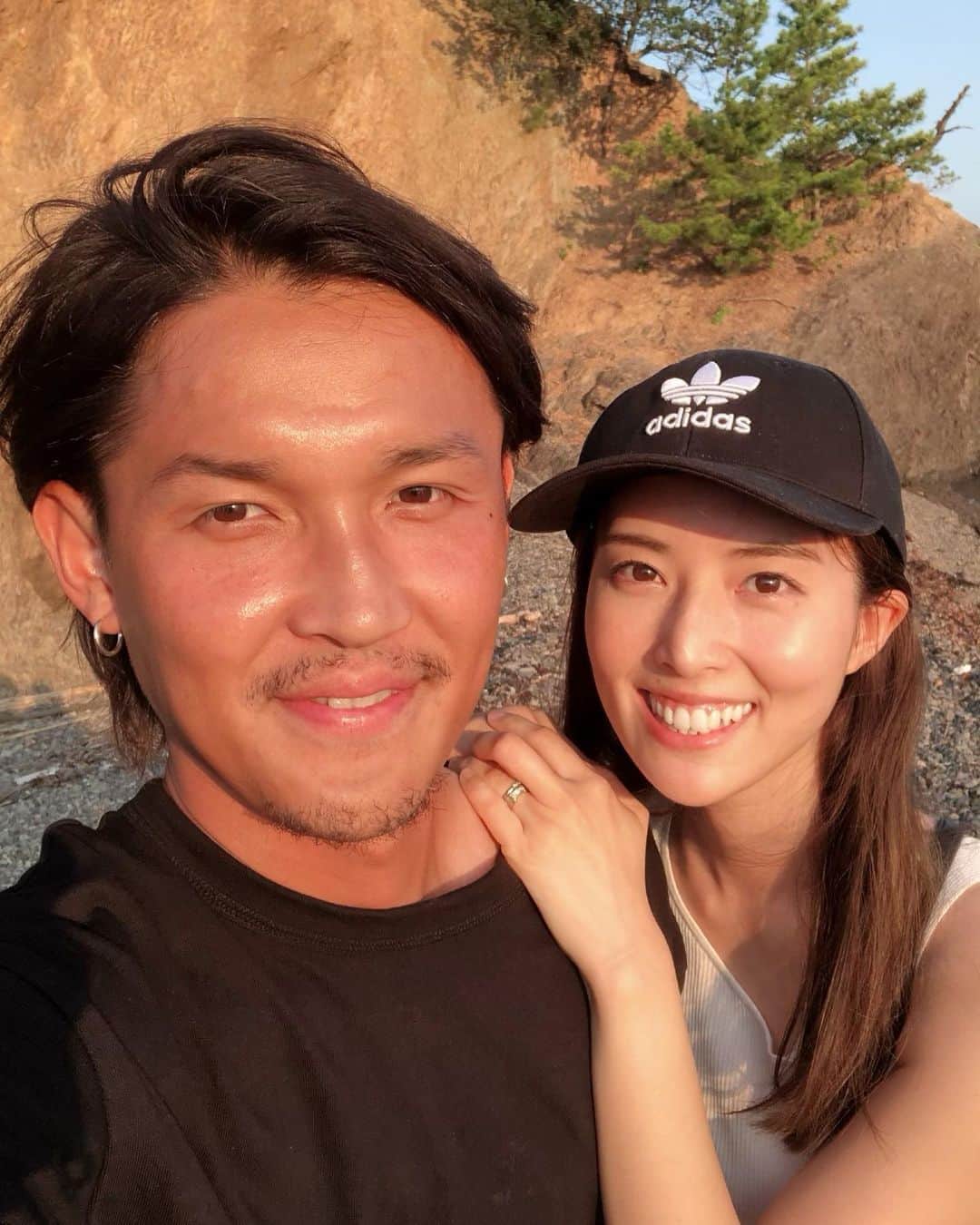 のインスタグラム：「楽しかったね💕💕﻿ #朝起こしてって言われて起こしたら、﻿ 「朝からうるさいんじゃ！」ってキレられたこと根に持ってたけど許してあげよう😄」