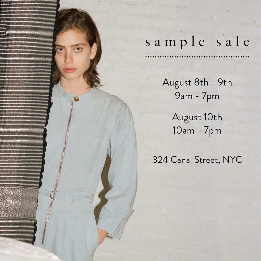 シー ニューヨークさんのインスタグラム写真 - (シー ニューヨークInstagram)「✨NYC Sample Sale starts tomorrow!!✨ August 8th-9th  9am-7pm August 10th  10am-7pm 324 Canal Street Shop past season favorites」8月7日 21時55分 - seanewyork