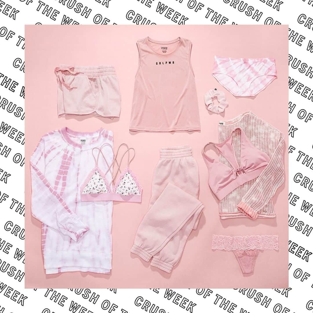 Victoria's Secret PINKさんのインスタグラム写真 - (Victoria's Secret PINKInstagram)「Crush of the Week: Chalk Rose! Link in bio to shop!」8月7日 22時01分 - vspink