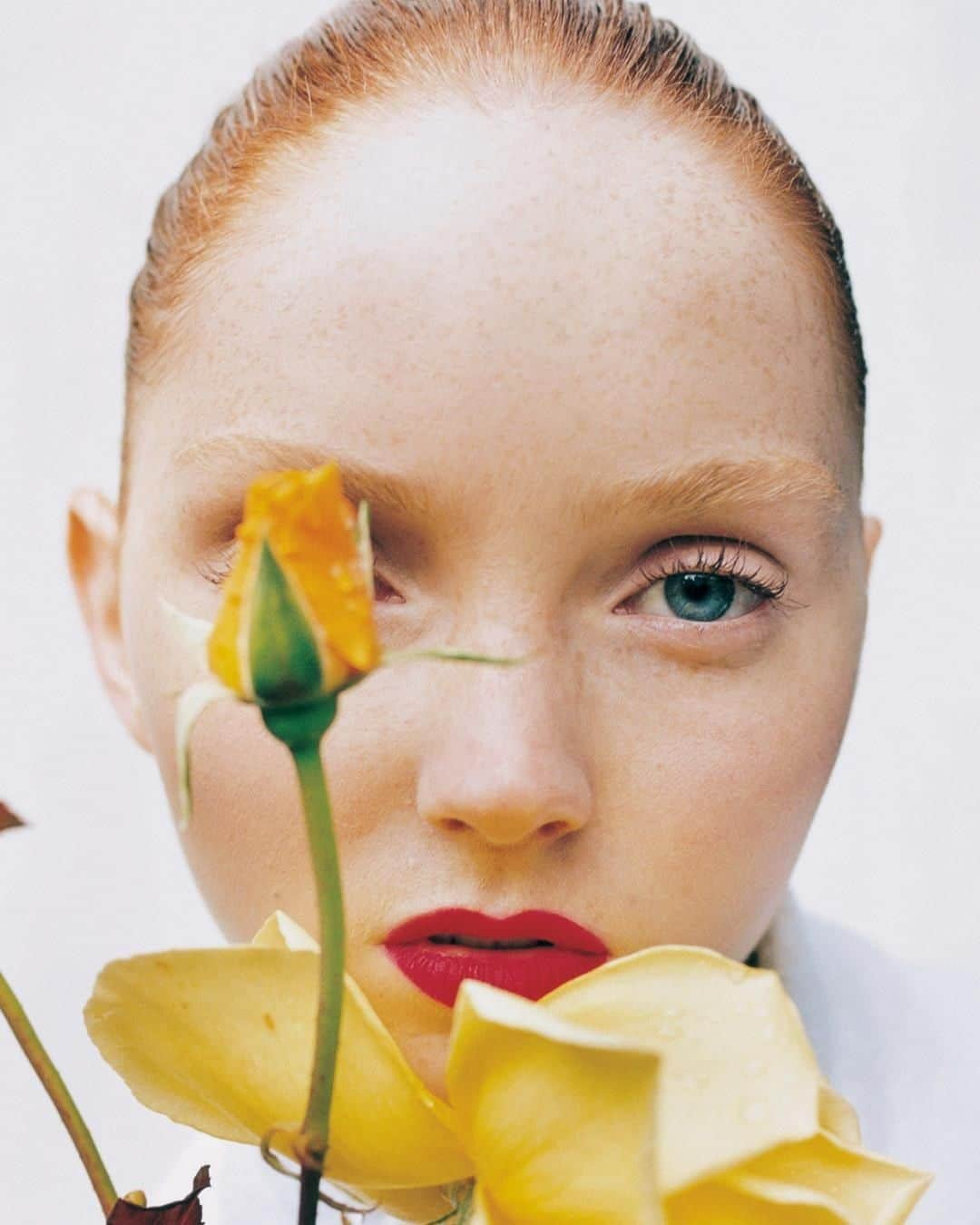 i-Dさんのインスタグラム写真 - (i-DInstagram)「Always say it with flowers. 🌼⁣ ⁣ [The Scratch and Sniff Issue No. 266 May 2006]⁣ .⁣ .⁣ .⁣ Photography #TimWalker⁣ Styling @edward_enninful⁣ Hair @eugenesouleiman⁣ Makeup @sambryantmakeup⁣ Model @lilycole⁣ #LilyCole  #edwardenninful」8月7日 23時05分 - i_d