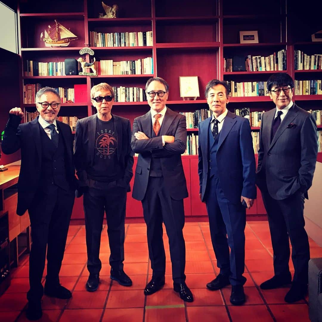 のインスタグラム：「佐野史郎 meets SKYE with 松任谷正隆  林立夫dr 小原礼b,vo 佐野史郎g,vo 鈴木茂g,vo 松任谷正隆key  取材と8.11 横浜モーションブルーのリハ🎶 濃い1日でした🎸 http://www.motionblue.co.jp/artists/shirosano-meets-skye-masatakamatsutoya/ シングル「禁断の果実/美しい街」iTunesで配信中🎶 アルバムは9.25リリース🎸」