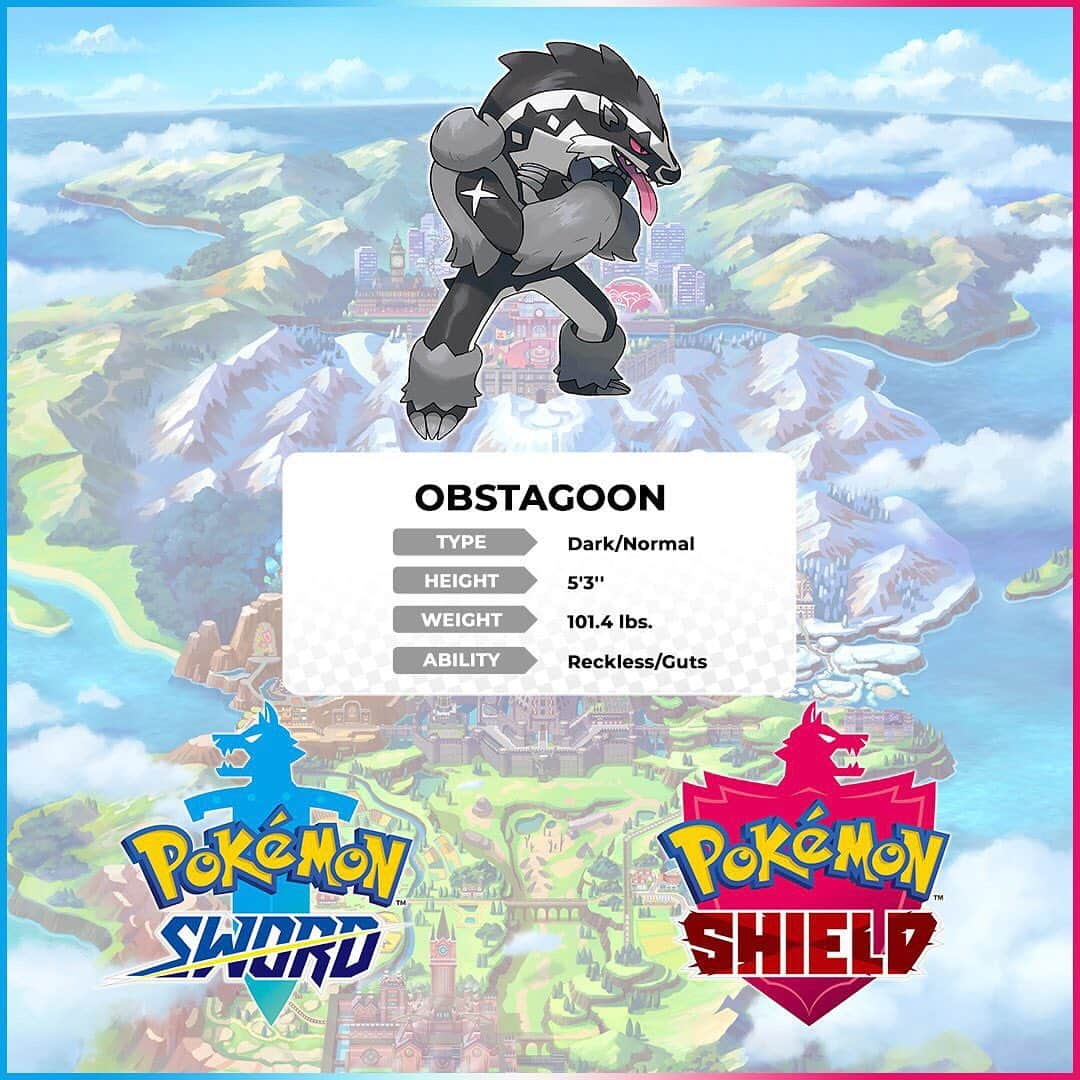 Pokémonさんのインスタグラム写真 - (PokémonInstagram)「🚨 New Pokémon Discovered! 🚨  Swipe ➡️ to learn more about Galarian Weezing, Galarian Zigzagoon, Galarian Linoone, Obstagoon and Morpeko!  Which of these Pokémon are you most excited to meet in #PokemonSwordShield? ⚔️🛡️」8月7日 23時49分 - pokemon