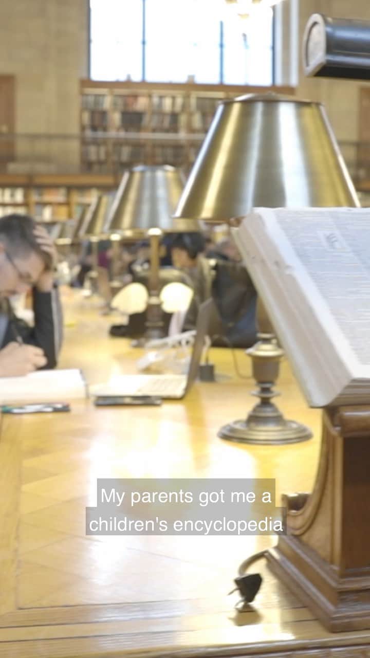 Warby Parkerのインスタグラム：「and got to know a few people behind the institution’s incredibly vital work. Meet J. 👆a librarian at the @nyplpicturecollection. More on IGTV!」