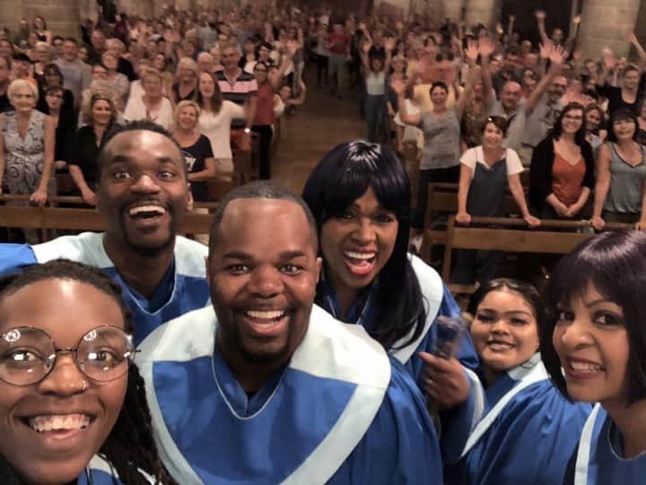 The Glory Gospelのインスタグラム：「Mende treated us so well! ❤️ Beautiful people and atmosphere!  #glorygospelsingers #francetour #france2019 #gospel #mende #europe #jesus #travel #forthesakeofthegospel #theglorygospelsingers #ggsworldwide #ggs #choir #gospelmusic」