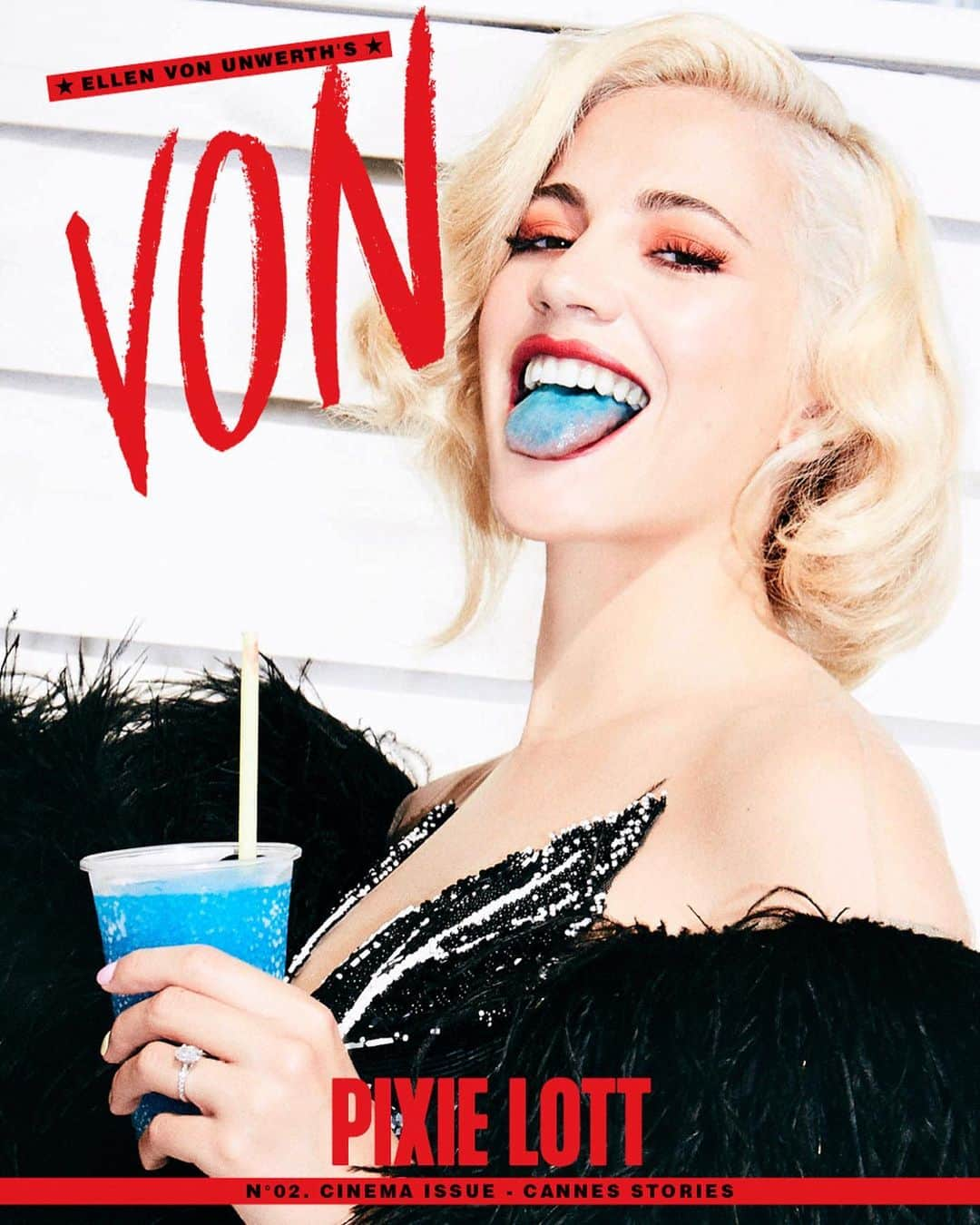 ピクシー・ロットさんのインスタグラム写真 - (ピクシー・ロットInstagram)「Cinema Issue x Cannes Stories @ellenvonunwerthvon 👅 always the best time shooting with you @ellenvonunwerth 💙 swipe for more!  Styling: @romualdpremier  Hair: @hairbyricardorojas  Make up: @eva_guapas_paris  Location: @villa_ah @axelhuynhparis @crazybabyparis」8月8日 1時17分 - pixielott