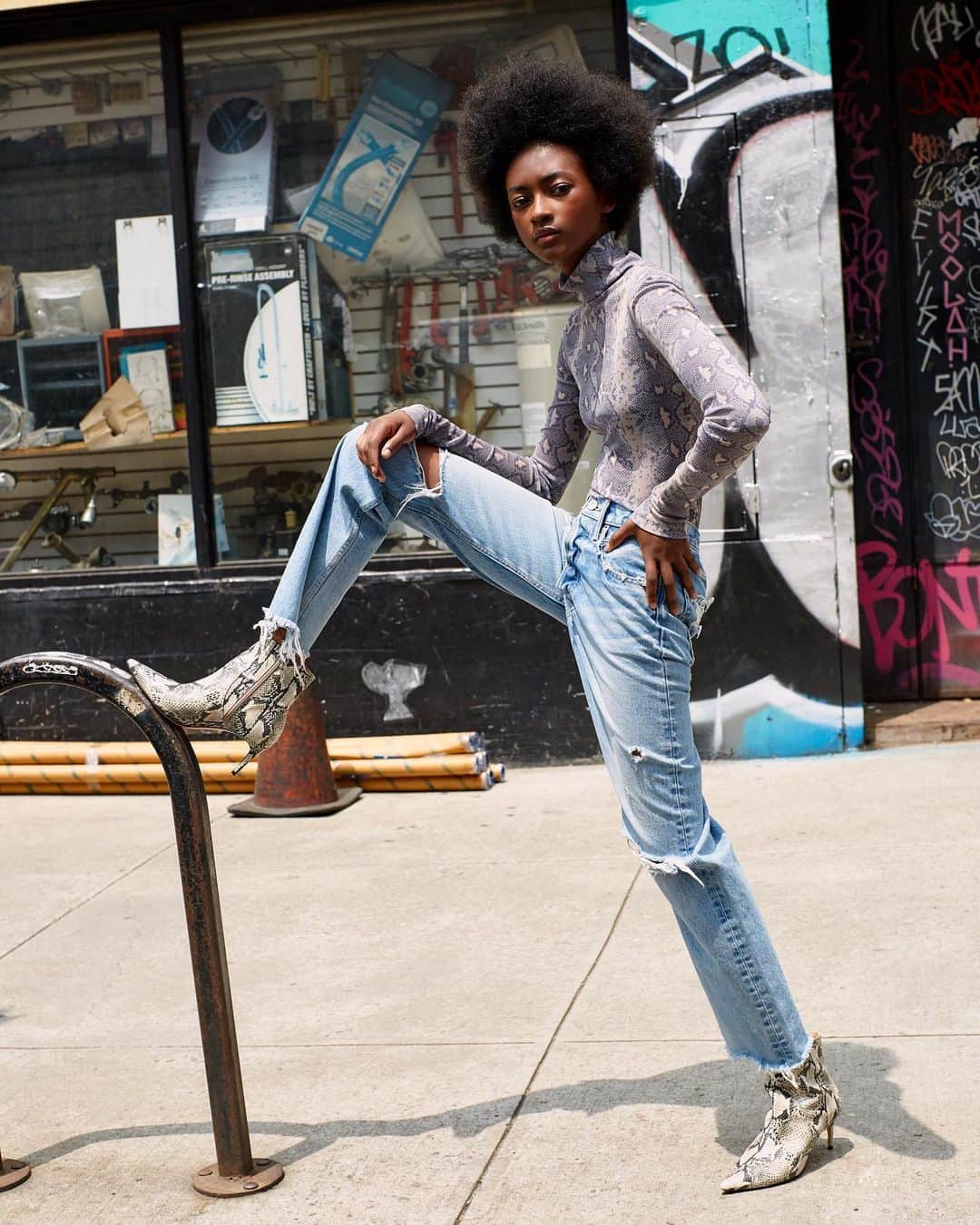 Saks Fifth Avenueのインスタグラム：「ON OUR RADAR: Tokyo-based @moussyofficial gives classic denim cuts a decidedly masculine twist. #SaksStyle」