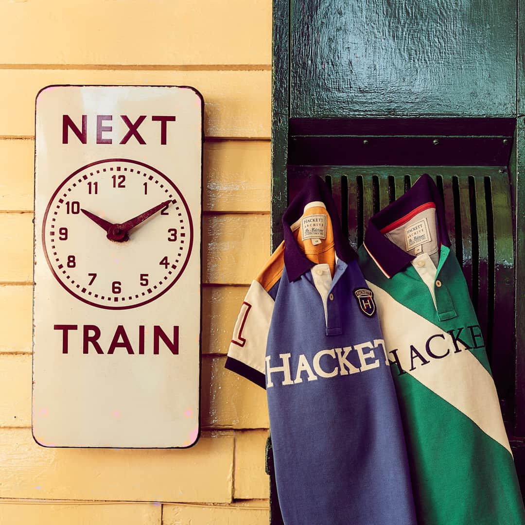 ハケットのインスタグラム：「Little ones are sure to be best in class with our range of sporty and vintage-infused polo shirts. Head online to find their new favourite pieces. #HackettBoys #AllAboard」